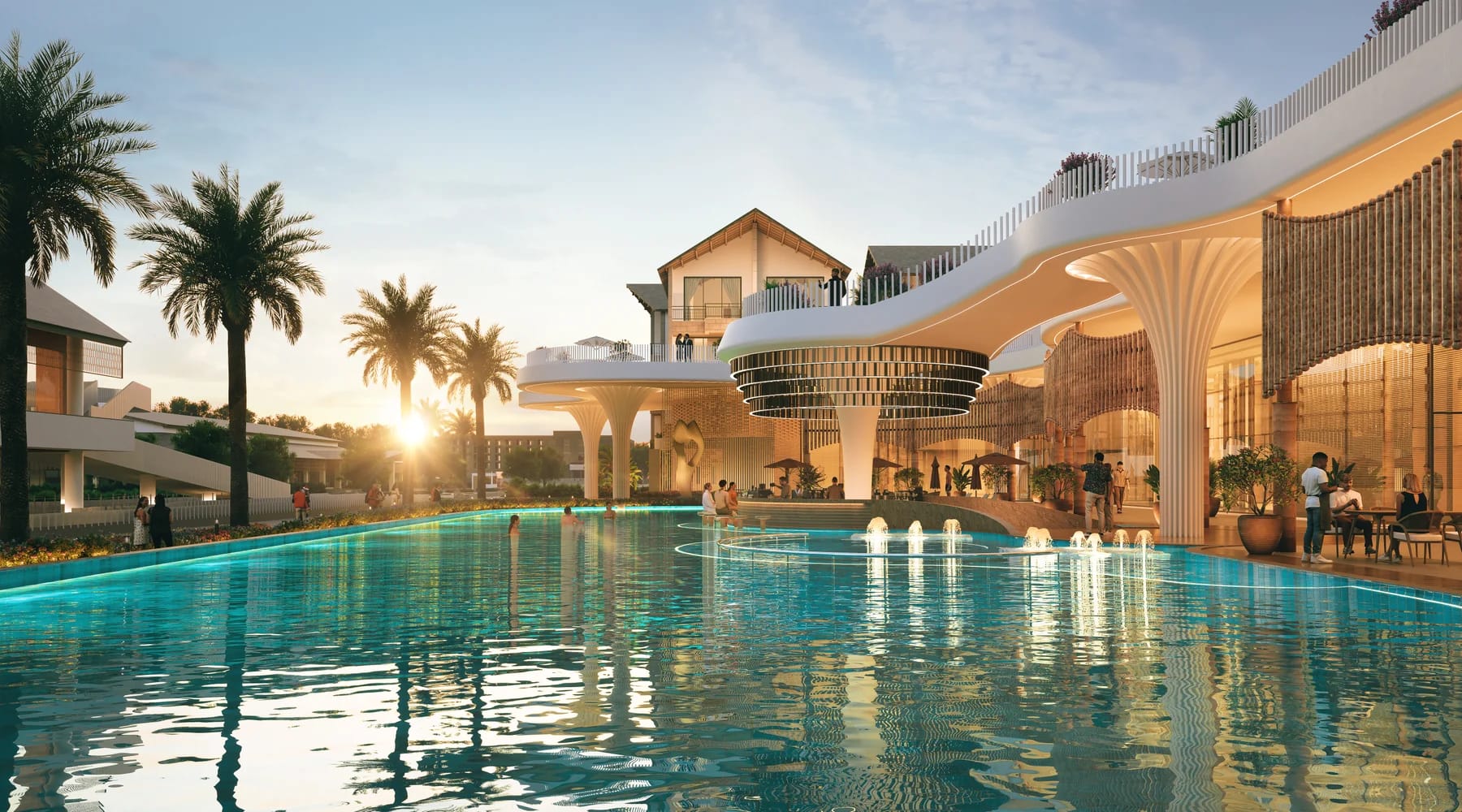 Modern residential project designed by JSA Architects in India